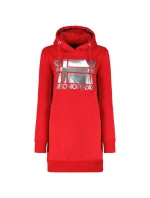 Geographical Norway Fabienne W WW4561F/GNO-RED Mikina s kapucí