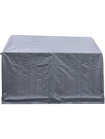 ZAHRADNÍ GARÁŽ PIVILON 3,50x3,50x2,60M SASKA GARDEN GREY