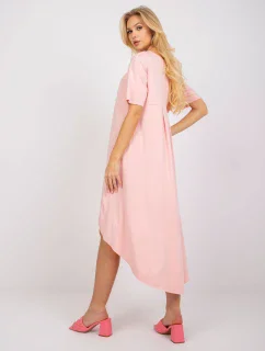 Dámské šaty RV SK R4889.09 lososové