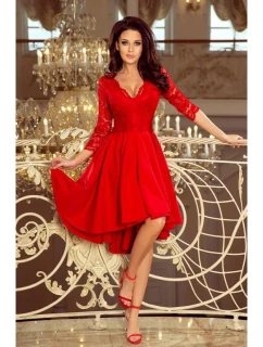 Dámské šaty 210-6 Červená - Numoco