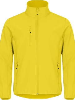 Clique Classic Softshell Jkt M Pánská 3-vrstvá softshellová bunda 67.0910 lemon