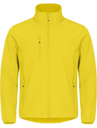 Clique Classic Softshell Jkt M Pánská 3-vrstvá softshellová bunda 67.0910 lemon Clique Classic Softshell Jkt M Pánská 3-vrstvá softshellová bunda 67.0910 lemon