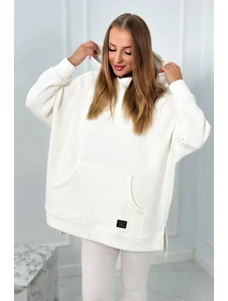 Bavlněná souprava, zateplená mikina + legíny ecru Bavlněná souprava, zateplená mikina + legíny ecru