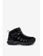 Pánské Kožené Trekingové Boty Big Star OO17433 HI-POLY SYSTEM Černé