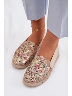 Dámské kožené nazouvací polobotky Maciejka 03512-67 multicolor