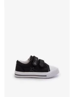 Dětské tenisky na suchý zip Big Star Black Dětské tenisky na suchý zip Big Star Black