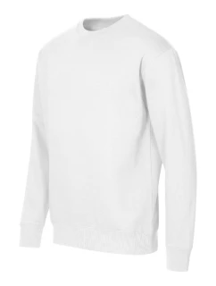 Crew mikina unisex bílá