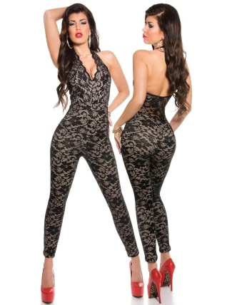 Dámský Neckoverall s krajkou 18380 - Koucla Dámský Neckoverall s krajkou 18380 - Koucla