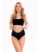 Kalhotky Cotton Mood Brasil černé- Julimex