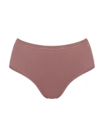 Dámské kalhotky GO Daily Cotton Midi - BROWN - tm. béžové 1141 - SLOGGI