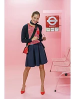 Daiber JN 660 Dámský pletený cardigan s výstřihem do V 02.0660 navy Daiber JN 660 Dámský pletený cardigan s výstřihem do V 02.0660 navy