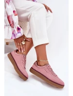 Semišové Dámské Tenisky Daniel Lopez SS2D4010 Růžové