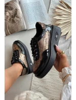 Kožené Lnáčkové Polobotky pro Ženy na Platformě Artiker 57C2044 Černé Kožené Lnáčkové Polobotky pro Ženy na Platformě Artiker 57C2044 Černé