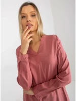 Halenka D73761M11081A tmavě růžová