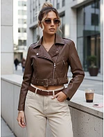 Dámské eko kůže krátké hnědé Ramones FashionStreet TY5672