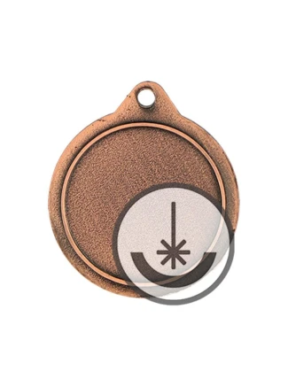 Laserem gravírovaná medaile - RMI