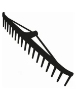 HRÁBĚ NA SENO PRO ČERNÉ RETRO