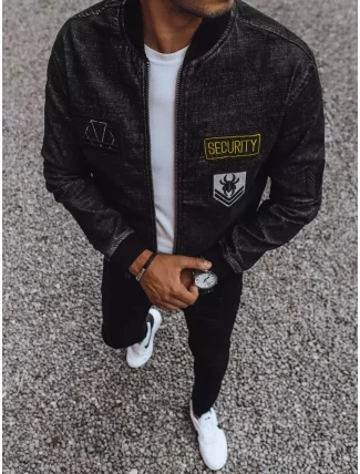 Pánská černá bunda FashionStreet TX4107