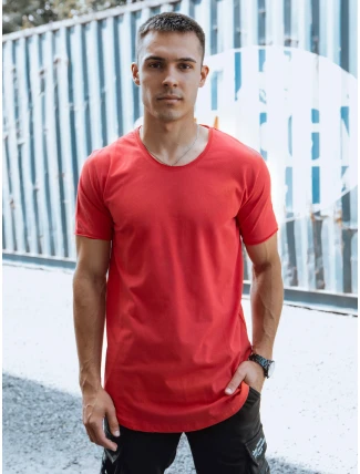 FashionStreet červené pánské tričko RX5602 FashionStreet červené pánské tričko RX5602