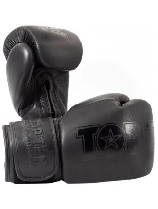 TOP TEN boxerské rukavice "Black'n'Black" TOP TEN boxerské rukavice "Black'n'Black"