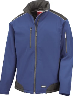 Result R 124X 3-vrstvá softshellová ripstop pracovní bunda 30.124X royal/black