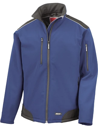 Result R 124X 3-vrstvá softshellová ripstop pracovní bunda 30.124X royal/black