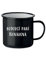 Personalizovaný retro plecháček - budoucí paní Personalizovaný retro plecháček - budoucí paní