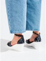 Módní sandály dámské na klínku Módní sandály dámské na klínku