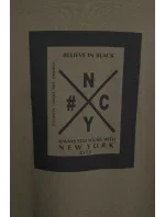 Kaki bunda s kapucí nadměrné velikosti