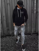 Pánská černá mikina FashionStreet BX5463