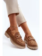 Dámské lodičky s výšivkou Camel Talesse