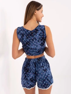 Šortky AT SN 2501A.02 tmavě modrá