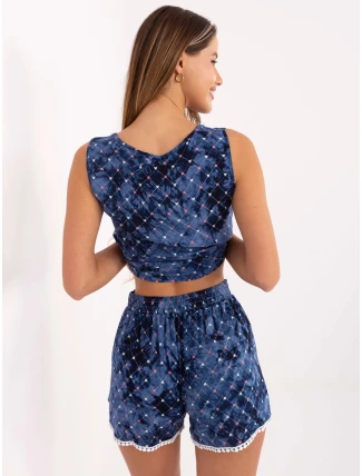 Šortky AT SN 2501A.02 tmavě modrá