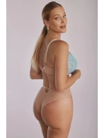 Dámská podprsenka Camile SC-1123 Tyrkys s béžovou - Kinga
