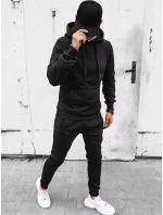 Pánská mikina s kapucí černá FashionStreet BX5559