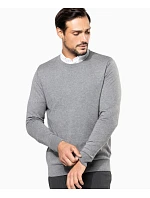 Kariban PK 900 Pánský svetr Supima® 20.0900 grey heather Kariban PK 900 Pánský svetr Supima® 20.0900 grey heather