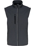 Kariban ProAct PA 323 3-vrstvá softshellová bunda s odep. rukávy 20.P323 marl dark grey Kariban ProAct PA 323 3-vrstvá softshellová bunda s odep. rukávy 20.P323 marl dark grey