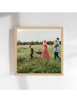 Personalizovaný magický fotoobraz v rámu - čtverec 20x20 - fotografie