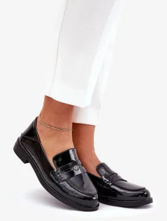 Dámské mokasíny 18100 Černá - VINCEZA