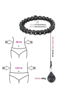 HULA HOP SET HHW12 ČERNÝ S VÝSTUPKY A ZÁVAŽÍMI HMS + OPASEK BR163 ČERNÝ PLUS SIZE HULA HOP SET HHW12 ČERNÝ S VÝSTUPKY A ZÁVAŽÍMI HMS + OPASEK BR163 ČERNÝ PLUS SIZE