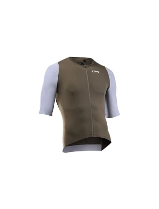 Cyklistické tričko NORTHWAVE Extreme Evo Jersey S/s, hnědé Cyklistické tričko NORTHWAVE Extreme Evo Jersey S/s, hnědé