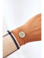 Náramek Se Zirkony Zlatý Náramek Se Zirkony Zlatý