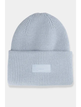 Dámská zimní čepice s logem  4FAW23ACAPF295-34S modrá - 4F