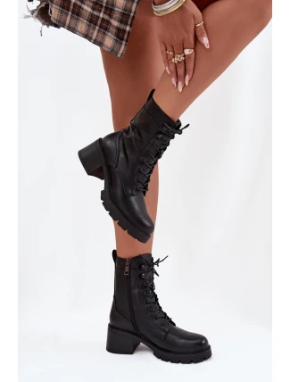 Dámské workery na klocku Vinceza 89136 černé Dámské workery na klocku Vinceza 89136 černé