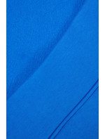 Zateplená mikina s vyšitým nápisem oversize mauve blue