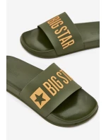 Pánské pantofle Big Star – zelené Pánské pantofle Big Star – zelené
