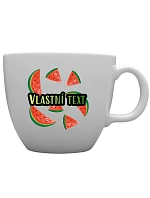 Personalizovaný MEGA XXL keramický hrnek 1 000 ml s letním ovocem