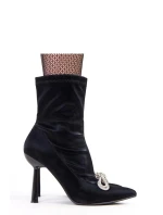 Boty na podpatku model 218549 Solea Boty na podpatku model 218549 Solea