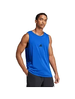 Pánské tričko adidas Essentials Small Logo Tank modré JE8978 pánské