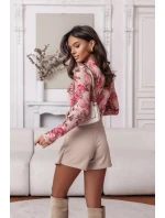 Dámská kalhotová sukně Alexandra Béžová - LaBalancia